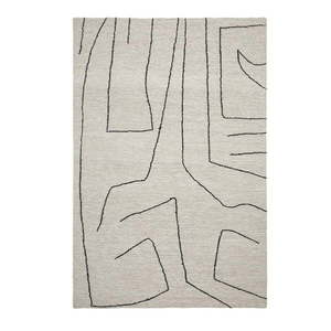 Béžový ručne tkaný vlnený koberec 200x300 cm Spati – Kave Home vyobraziť