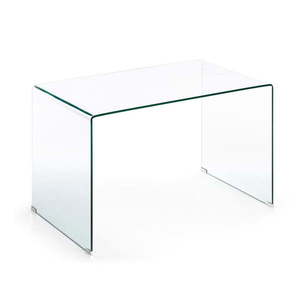 Sklenený pracovný stôl 70x125 cm Burano – Kave Home vyobraziť