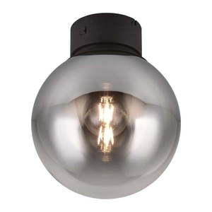 Čierne LED stropné svietidlo so skleneným tienidlom ø 30 cm Cipallone – CINQUE vyobraziť
