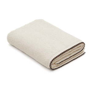 Béžový froté bavlnený uterák 50x90 cm Sinami – Kave Home vyobraziť