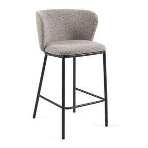 Sivé barové stoličky v súprave 2 ks (výška sedadla 65 cm) Ciselia – Kave Home vyobraziť