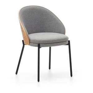 Jedálenská stolička v sivo-prírodnej farbe v súprave 2 ks Eamy – Kave Home vyobraziť