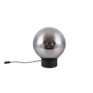 Čierna LED stolová lampa so skleneným tienidlom (výška 36 cm) Cipallone – CINQUE vyobraziť