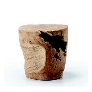 Okrúhly odkladací stolík z teakového dreva ø 35 cm Tropicana – Kave Home vyobraziť
