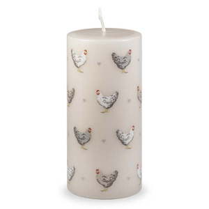 Béžová veľkonočná sviečka Unipar Cute Hens, doba horenia 73 h vyobraziť