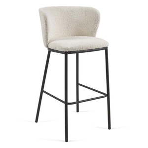 Biele barové stoličky v súprave 2 ks (výška sedadla 75 cm) Ciselia – Kave Home vyobraziť