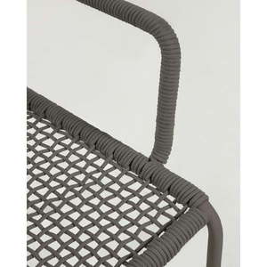 Tmavozelená kovová záhradná stolička Cailin – Kave Home vyobraziť
