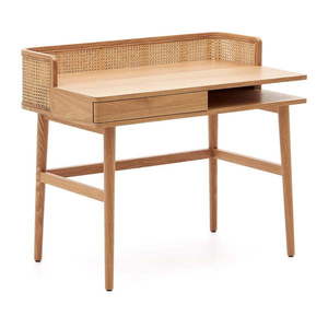 Pracovný stôl v dekore jaseňa 62x105 cm Araxi – Kave Home vyobraziť
