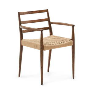Hnedé/v prírodnej farbe jedálenské stoličky v súprave 2 ks z dubového dreva Analy – Kave Home vyobraziť