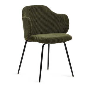 Zelené menčestrové jedálenské stoličky v súprave 2 ks Yunia – Kave Home vyobraziť