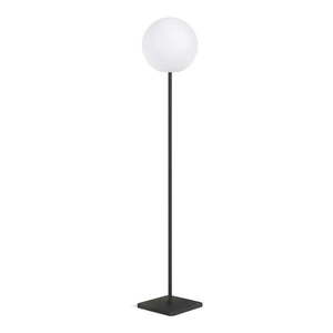 Biela/čierna LED stojacia lampa na diaľkové ovládanie (výška 120 cm) Dinesh – Kave Home vyobraziť
