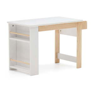 Detský písací stôl s bielou doskou 40x77 cm Serwa – Kave Home vyobraziť