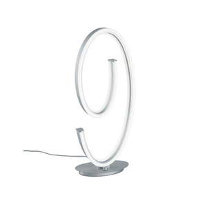 Sivá LED stolová lampa s hlasovým ovládaním/s ovládaním pomocou mobilnej aplikácie s kovovým tienidlom (výška 65 cm) Ciola – CINQUE vyobraziť