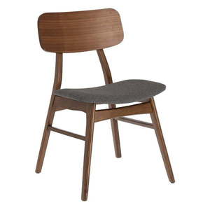 Tmavosivo-hnedé jedálenské stoličky v dekore orecha v súprave 2 ks Selia – Kave Home vyobraziť