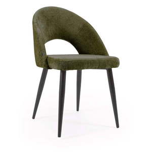 Zelené jedálenské stoličky v súprave 4 ks Mael – Kave Home vyobraziť