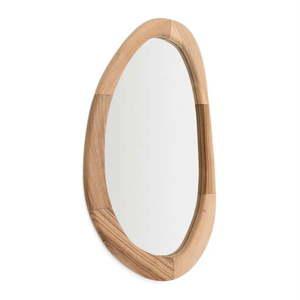 Nástenné zrkadlo s dreveným rámom 60x107 cm Selom – Kave Home vyobraziť