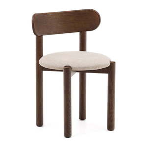 Hnedo-krémové jedálenské stoličky z dubového dreva v súprave 2 ks Nebai – Kave Home vyobraziť
