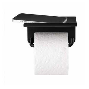 Držiak na toaletný papier – čierny vyobraziť