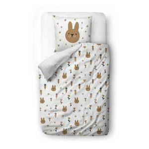 Detská obliečka na jednolôžko z bavlneného saténu 135x200 cm Sweet Bunnies – Butter Kings vyobraziť