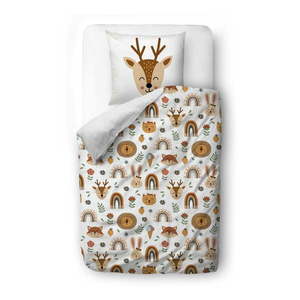 Detská obliečka na jednolôžko z bavlneného saténu 135x200 cm Little Boho – Butter Kings vyobraziť