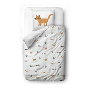 Detská obliečka na jednolôžko z bavlneného saténu 135x200 cm Cats – Butter Kings vyobraziť