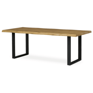 Sconto Jedálenský stôl ADDY dub divoký/čierna, šírka 210 cm vyobraziť