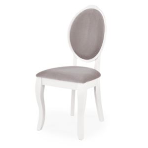 Sconto Jedálenská stolička VILU biela/sivá vyobraziť