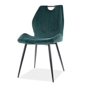 Sconto Jedálenská stolička ORCU zelená/čierna vyobraziť