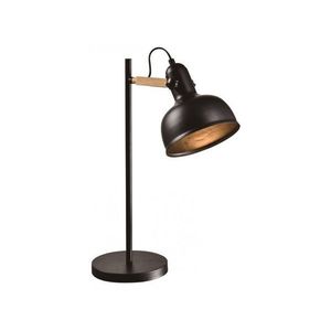 Candellux Čierna stolová lampa Reno pre žiarovku 1x E27 41-80066 vyobraziť