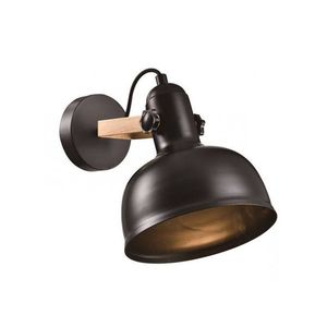 Candellux Čierne nástenné svietidlo Reno pre žiarovku 1x E27 21-76748 vyobraziť