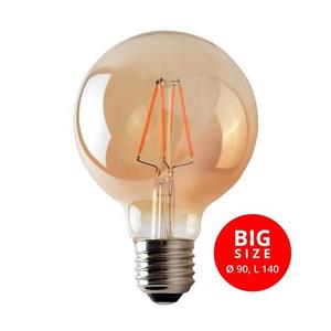Brilagi LED Žiarovka CLASIC AMBER G95 E27/8W/230V 2200K - Brilagi vyobraziť