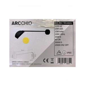 Arcchio Arcchio - LED Vonkajšie nástenné svietidlo GRAYSON LED/15W/230V IP65 vyobraziť