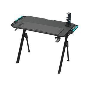 Herný stôl FALCON s LED RGB podsvietením 116x60 cm čierna vyobraziť