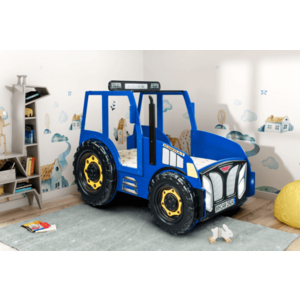 Detská posteľ Traktor modrý vyobraziť