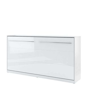 Dig-net nábytok Sklápacia posteľ Lenart CONCEPT PRO CP-06 | 90 x 200 cm Farba: biely lesk / biela vyobraziť
