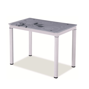 Signal Jedálenský stôl DAMAR | 100x60 cm Farba: Biela vyobraziť