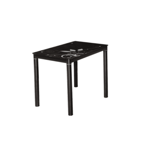 Signal Jedálenský stôl DAMAR | 100x60 cm Farba: Čierna vyobraziť