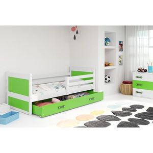BMS Detská posteľ RICO 1 | biela 80 x 190 cm Farba: Zelená vyobraziť
