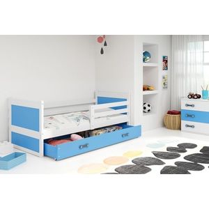 BMS Detská posteľ RICO 1 | biela 80 x 190 cm Farba: Modrá vyobraziť