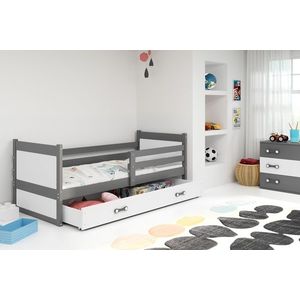 BMS Detská posteľ RICO 1 | sivá 80 x 190 cm Farba: Biela vyobraziť