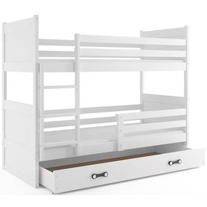 BMS Detská poschodová posteľ RICO | biela 90 x 200 cm Farba: Biela vyobraziť