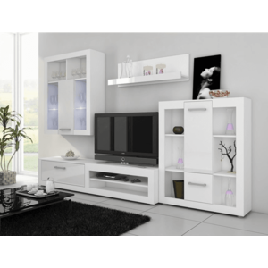 ArtCross TV stolík VIKI | 04 Farba: Biela / biely lesk vyobraziť