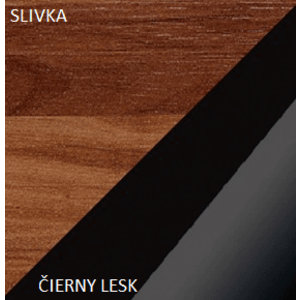 ArtCross Komoda MAX 01 Farba: Slivka / čierny lesk vyobraziť