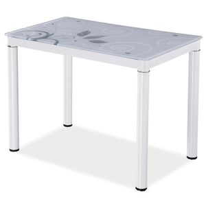 Signal Jedálenský stôl Damar 80x60 Farba: Biela vyobraziť