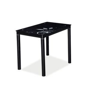 Signal Jedálenský stôl Damar 80x60 Farba: Čierna vyobraziť