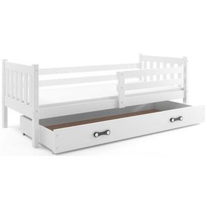 BMS Detská posteľ s úložným priestorom CARINO | 90 x 200 cm Farba: Biela / biela vyobraziť