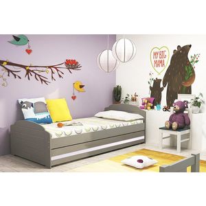 BMS Detská posteľ LILI Farba: Grafit - biela vyobraziť