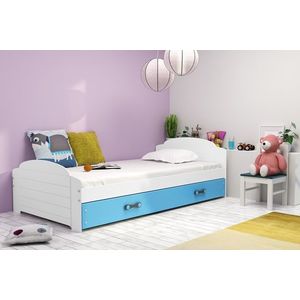 BMS Detská posteľ LILI Farba: biela / modrá vyobraziť