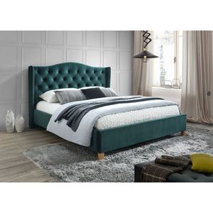 Signal Manželská posteľ ASPEN Velvet | 160x200 cm Farba: Zelená / Bluvel 78 vyobraziť