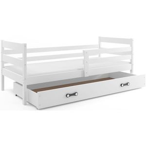 Detská posteľ ERYK 200x90 cm Borovice Bílá vyobraziť